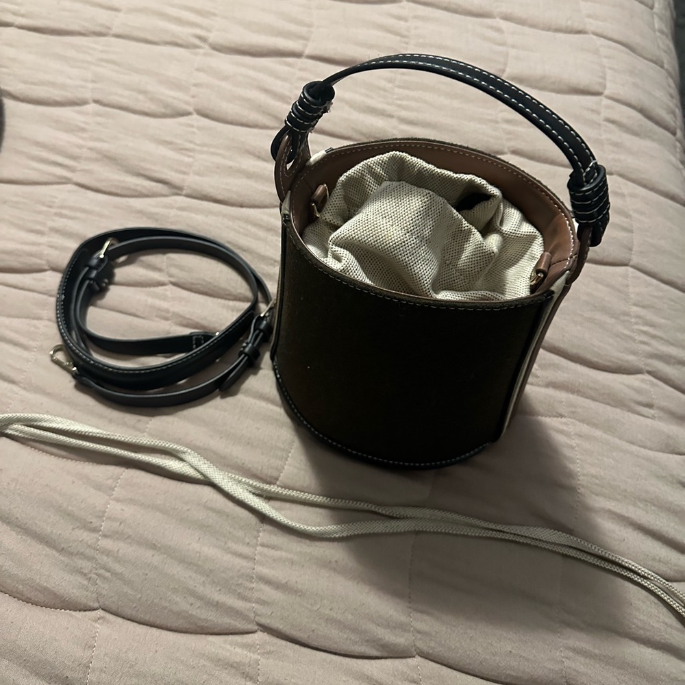 Zara Crossbody Strap Bucket Bag